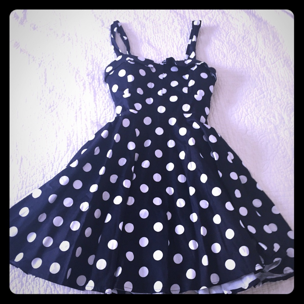 Vintage Galeria Navy Blue dress